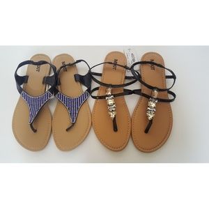 Mixit Women's Sandals, Lot of 2, NWT, Size 10